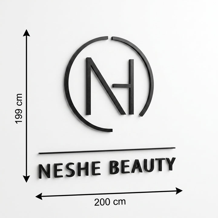 3D Logo Nese Neshe Beauty