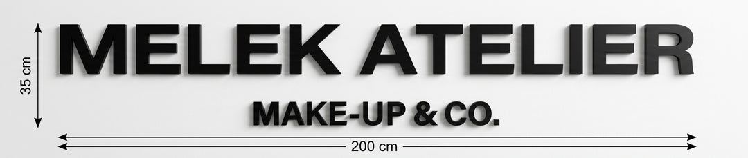 3D Logo Azra Melek Melek Atelier