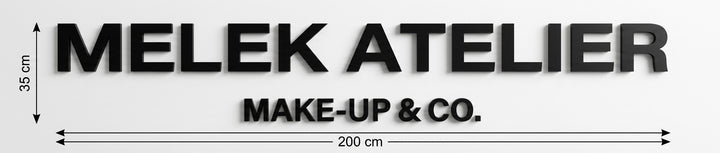 3D Logo Azra Melek Melek Atelier