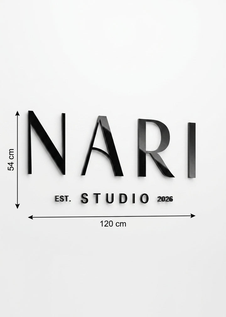 3D Logo Nadine Nari