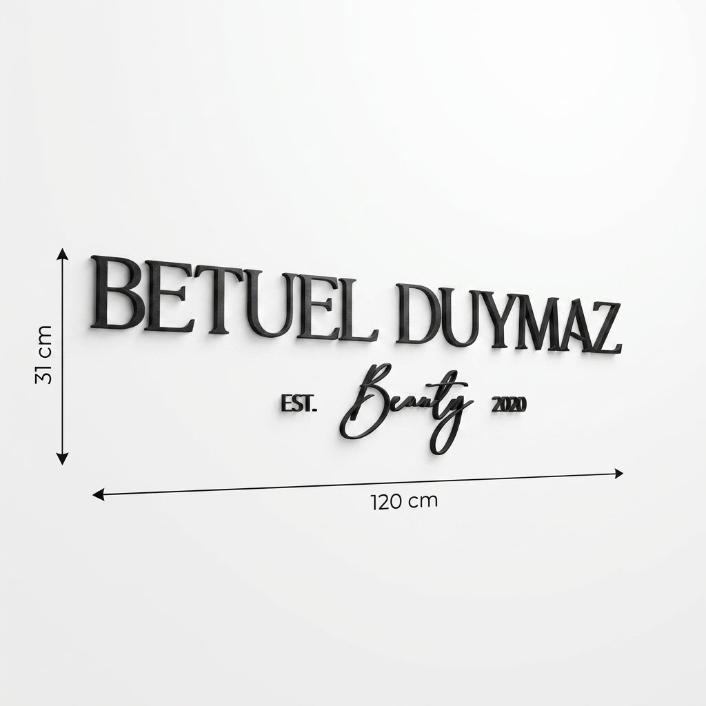 3D Logo Betül Bd Beauty