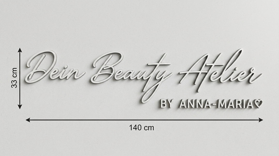 3D Logo Anna-Maria Dein Beauty Atelier