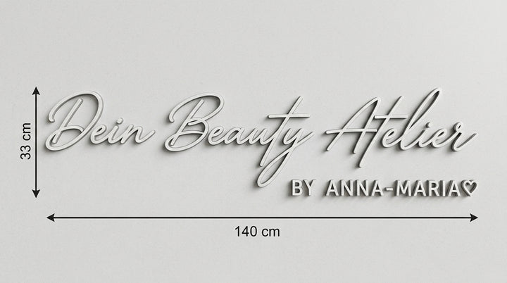3D Logo Anna-Maria Dein Beauty Atelier