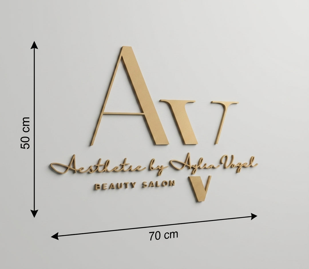 3D Logo Aylin Beauty Salon