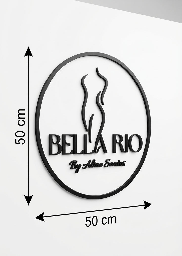 3D Logo Aline Bella Rio by Aline Santos