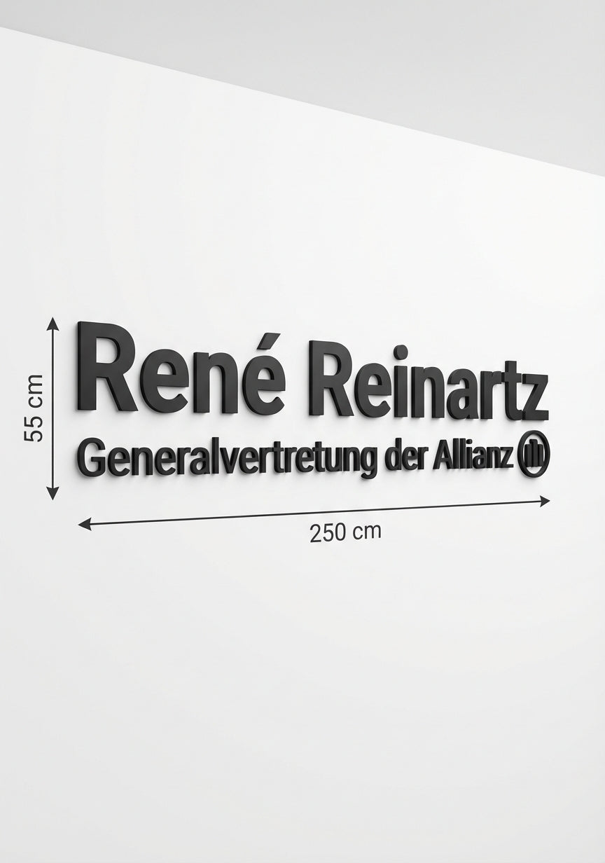 3D Logo Rene RK Intensiv & Allianz