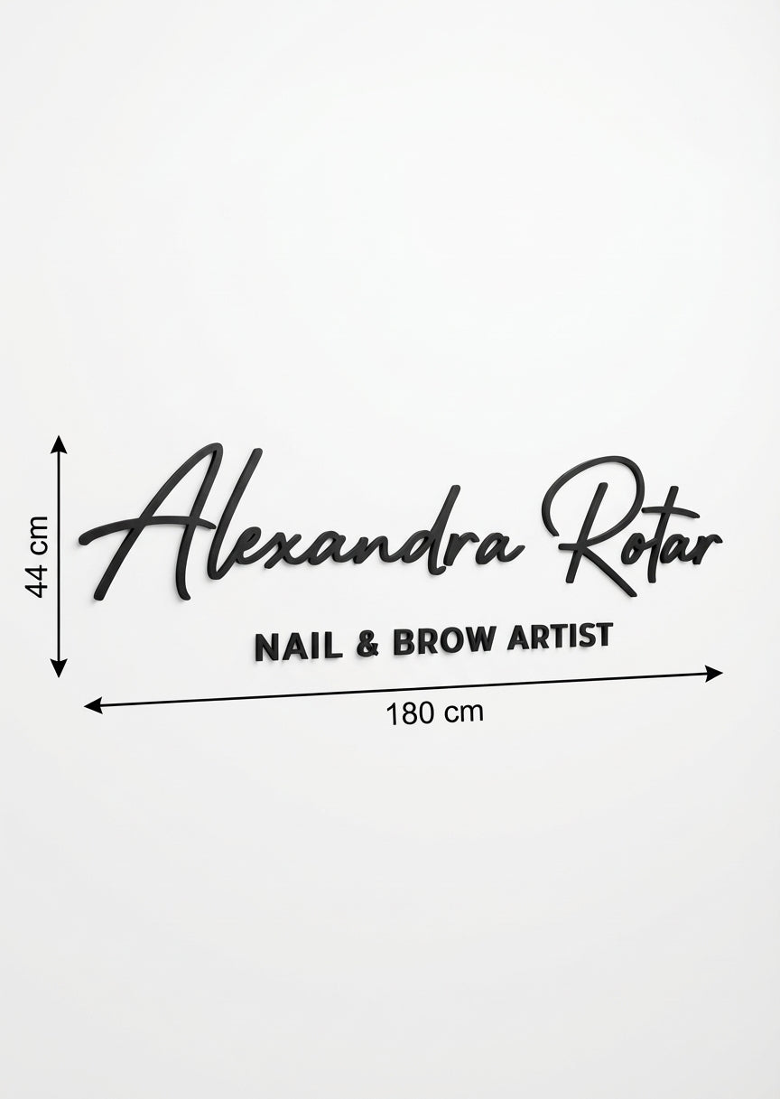 3D Logo Alexandra