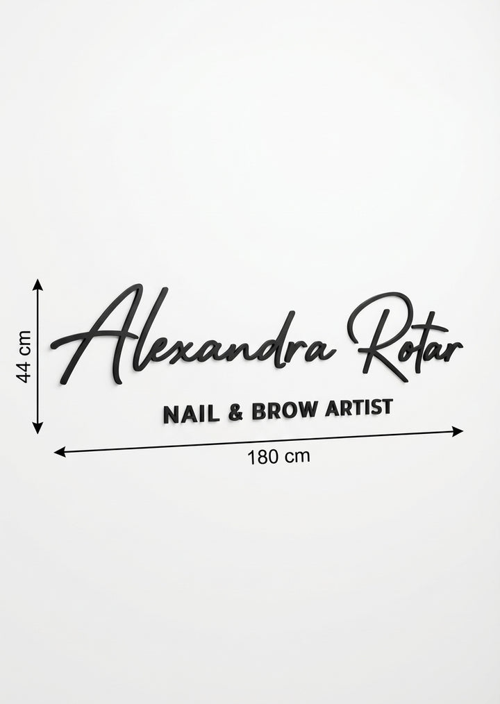 3D Logo Alexandra