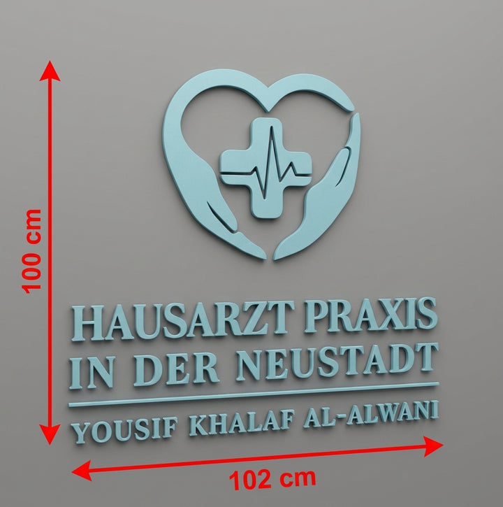 3D Logo Yousif Praxis in der Neustadt