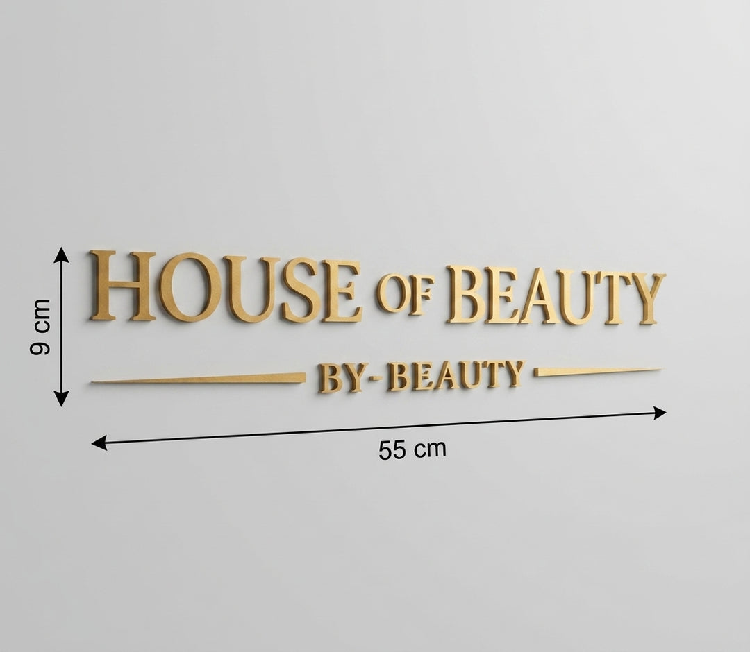 3D Logo Büsra House of Beauty