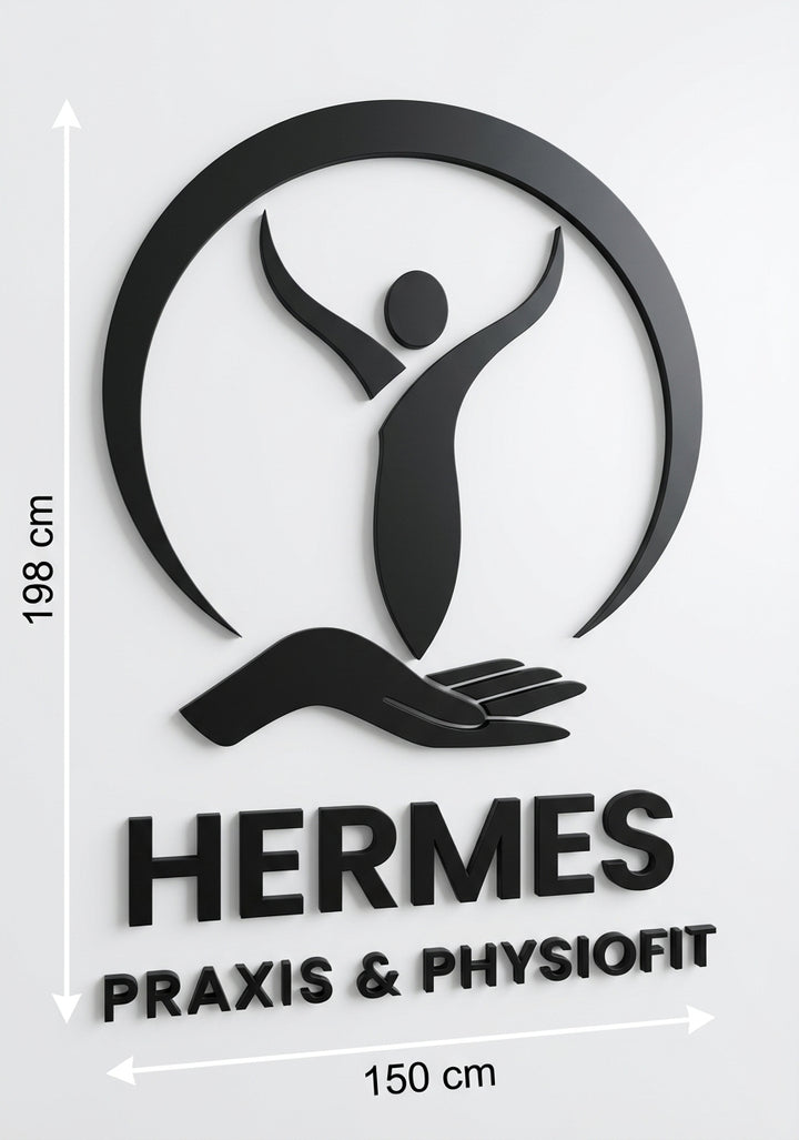 3D Logo Pia - Physiofit Hermes GbR