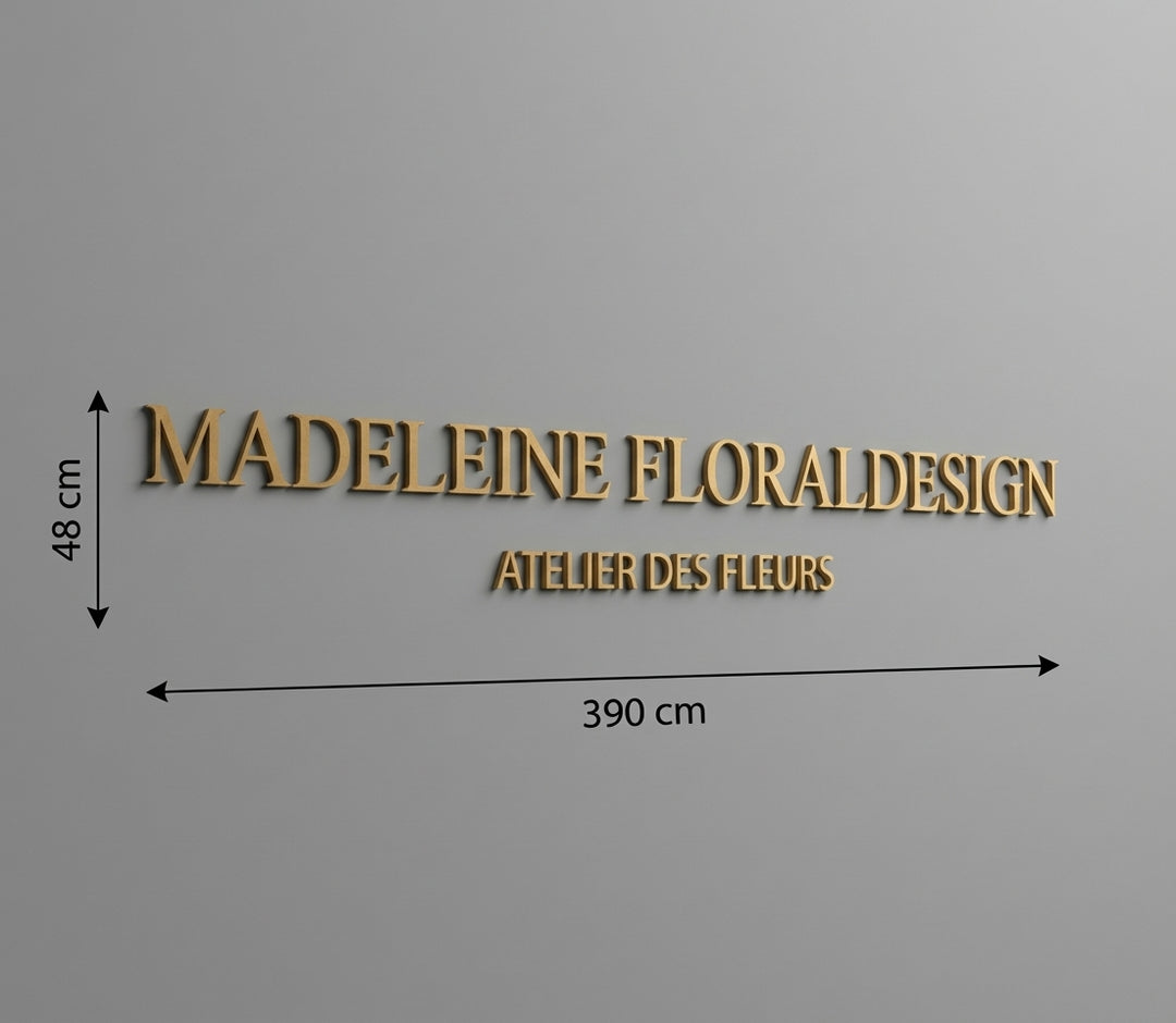 3D Logo Madeleine MADELEINE FLORALDESIGN
