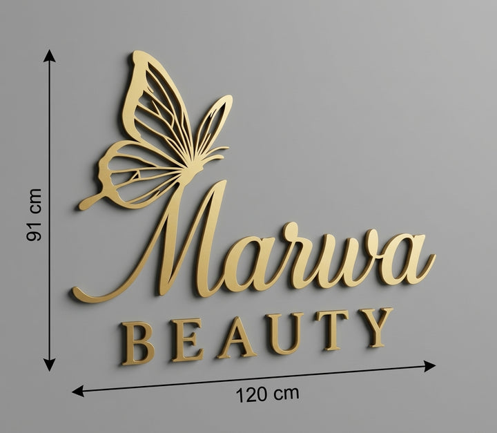 3D Logo Marwa Marwa Beauty