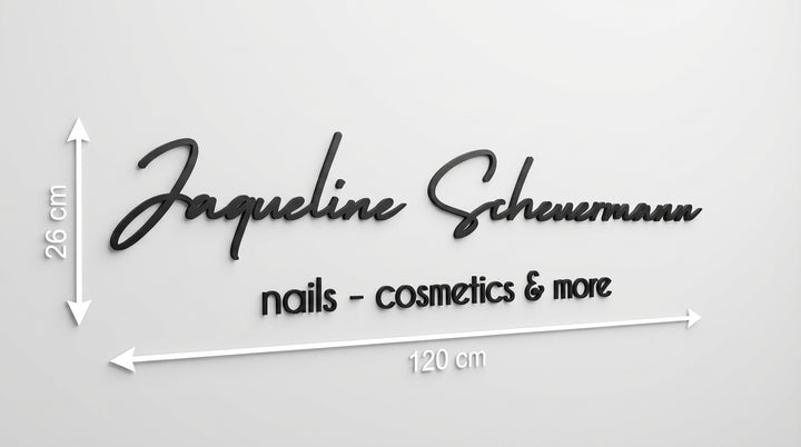 3D Logo Jaqueline