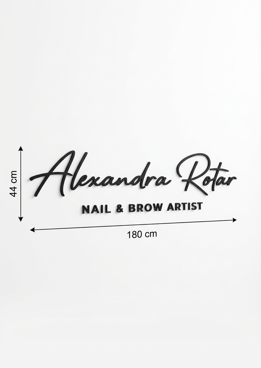 3D Logo Alexandra Maria