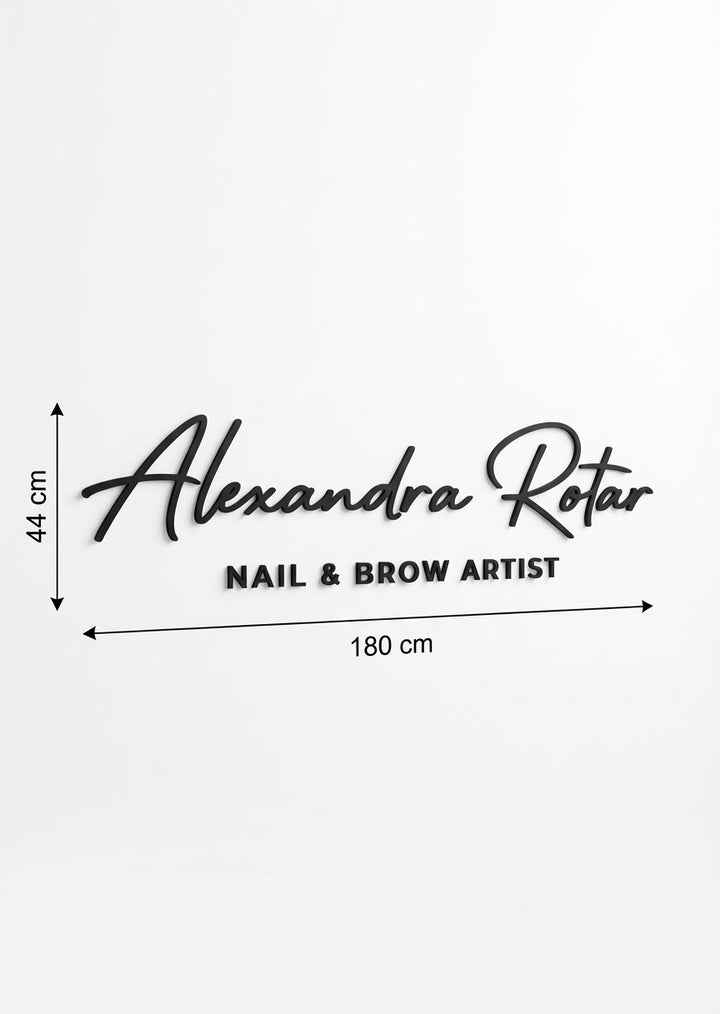 3D Logo Alexandra Maria