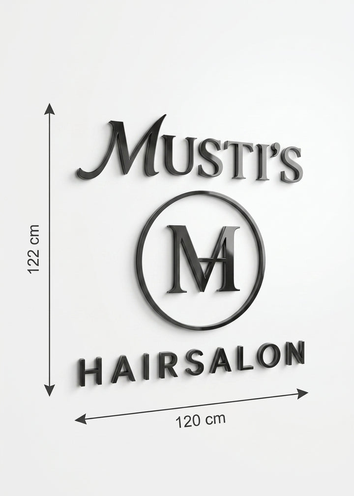 3D Logo Mustafa Friseur