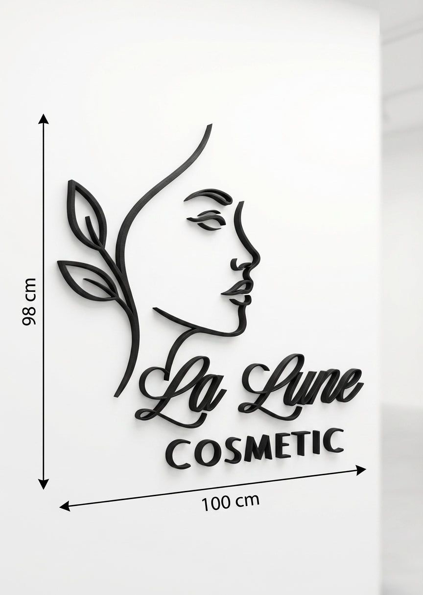 3D Logo Shamsah Kosmetikstudio