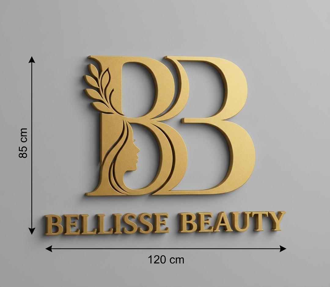 3D Logo Melanie Bellisse Beauty