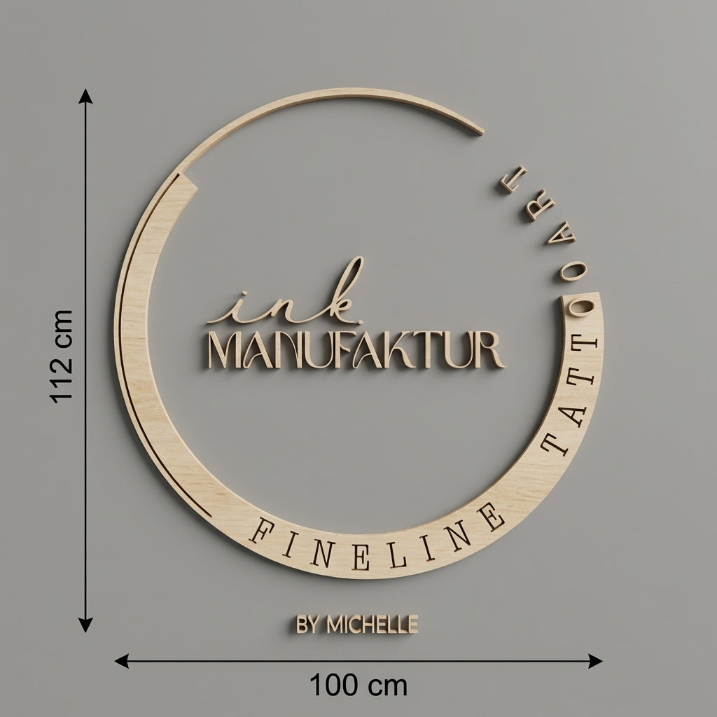 3D Logo Michelle Ink.manufaktur