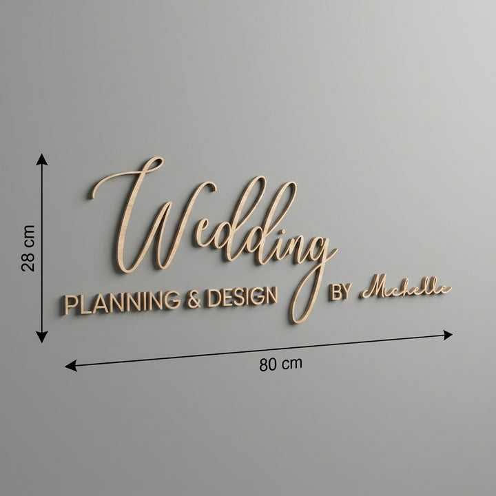 3D Logo Michelle Wedding Planning & Design by Michelle
