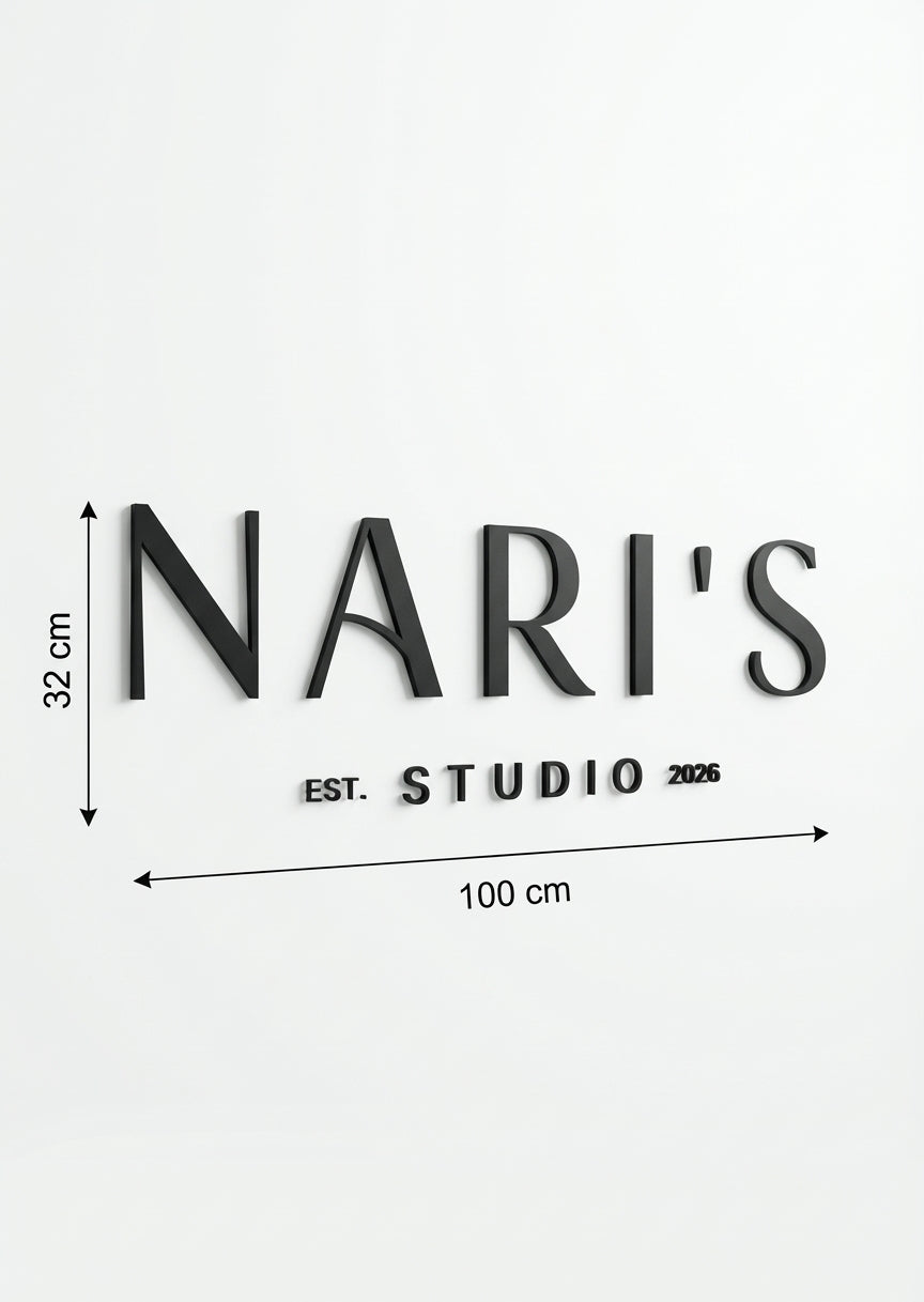 3D Logo Nadine Tattoo