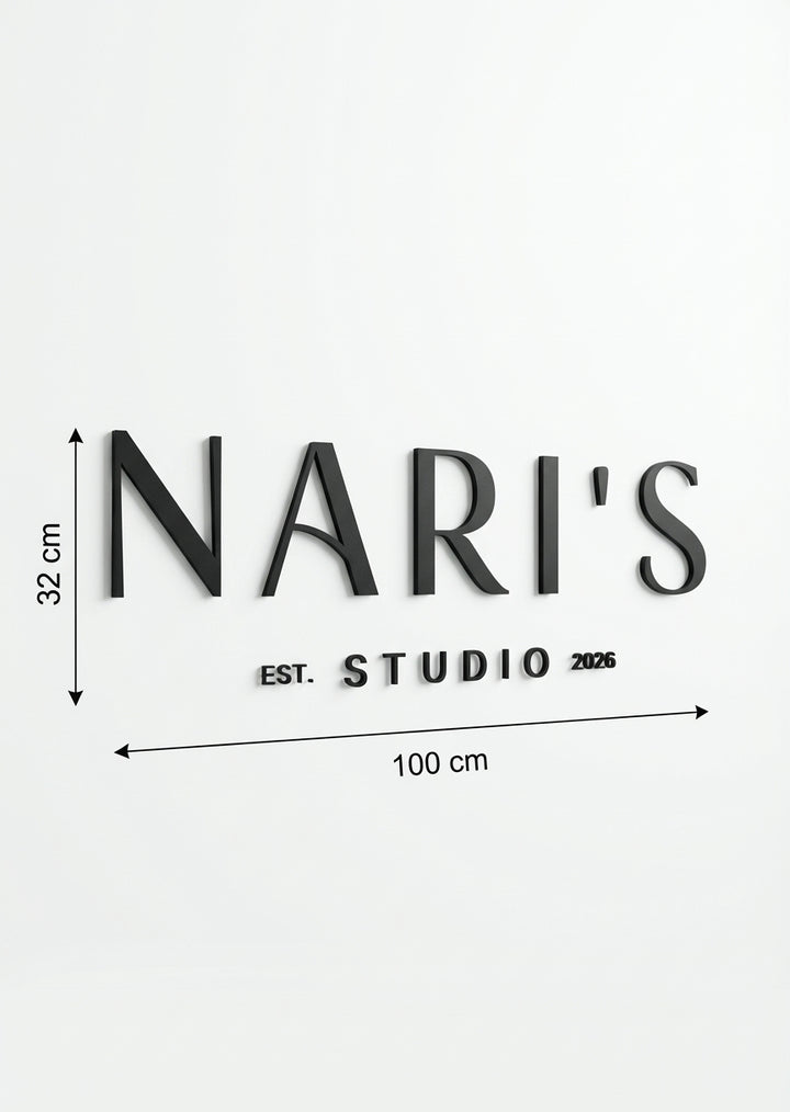 3D Logo Nadine Tattoo