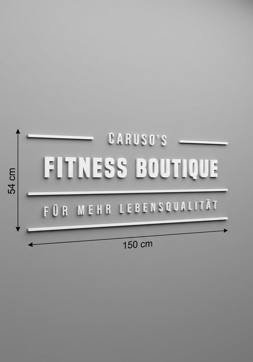 3D Logo Damian Caruso’s Fitness Boutique