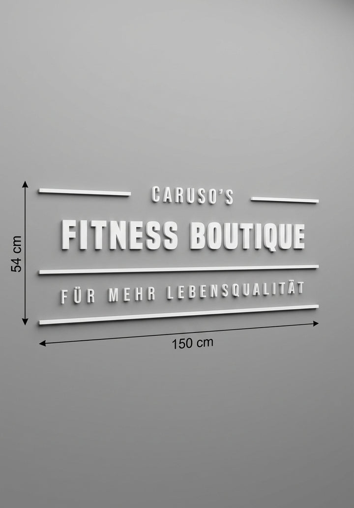 3D Logo Damian Caruso’s Fitness Boutique
