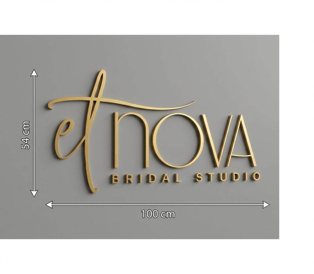 3D Logo Tatjana NOVA Bridal Studio
