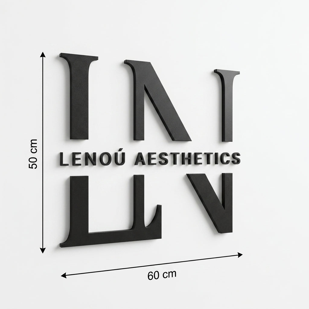 3D Logo Leonie lenou.aesthetics