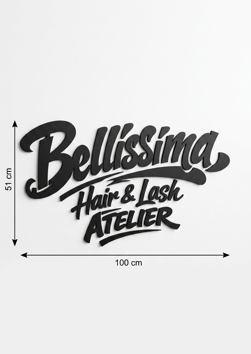3D Logo bellissima_hair