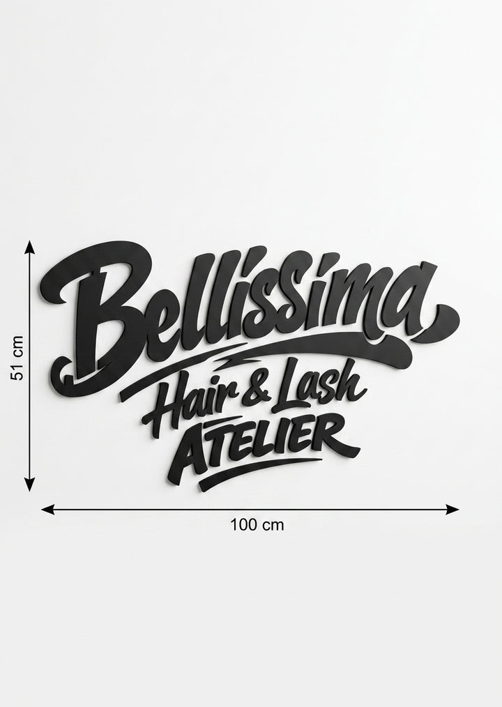 3D Logo bellissima_hair