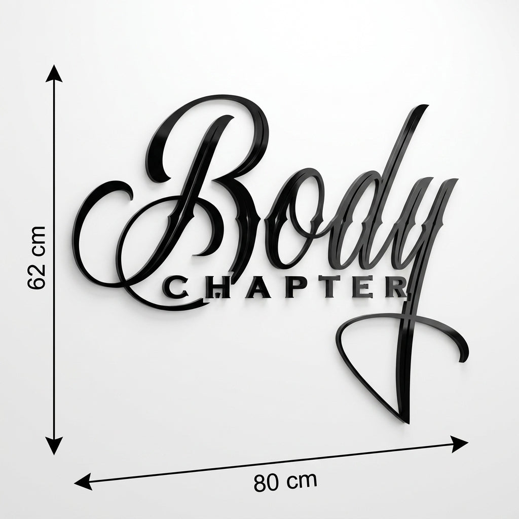 3D Logo Lea Charline Charlie Chapter Tattoo Artist