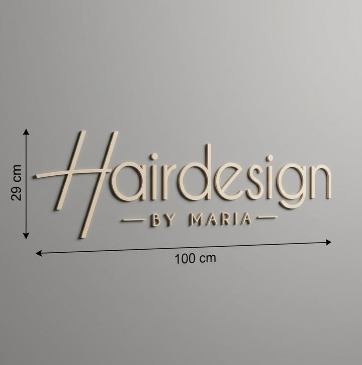 3D Logo Maria Hairdesign by Maria