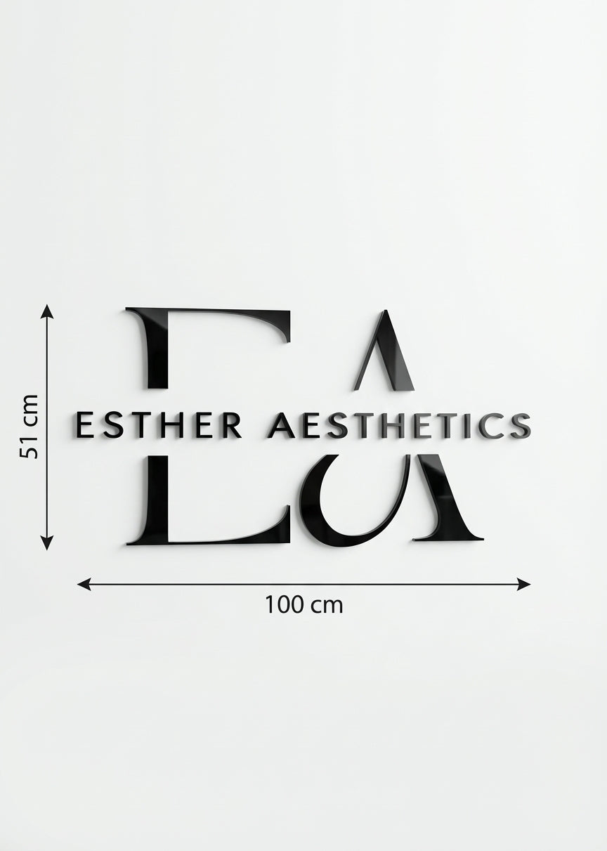 3D Logo Esther Esther Aesthetics