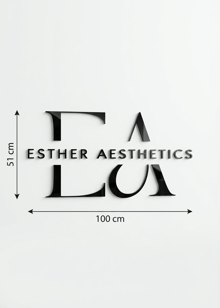 3D Logo Esther Esther Aesthetics