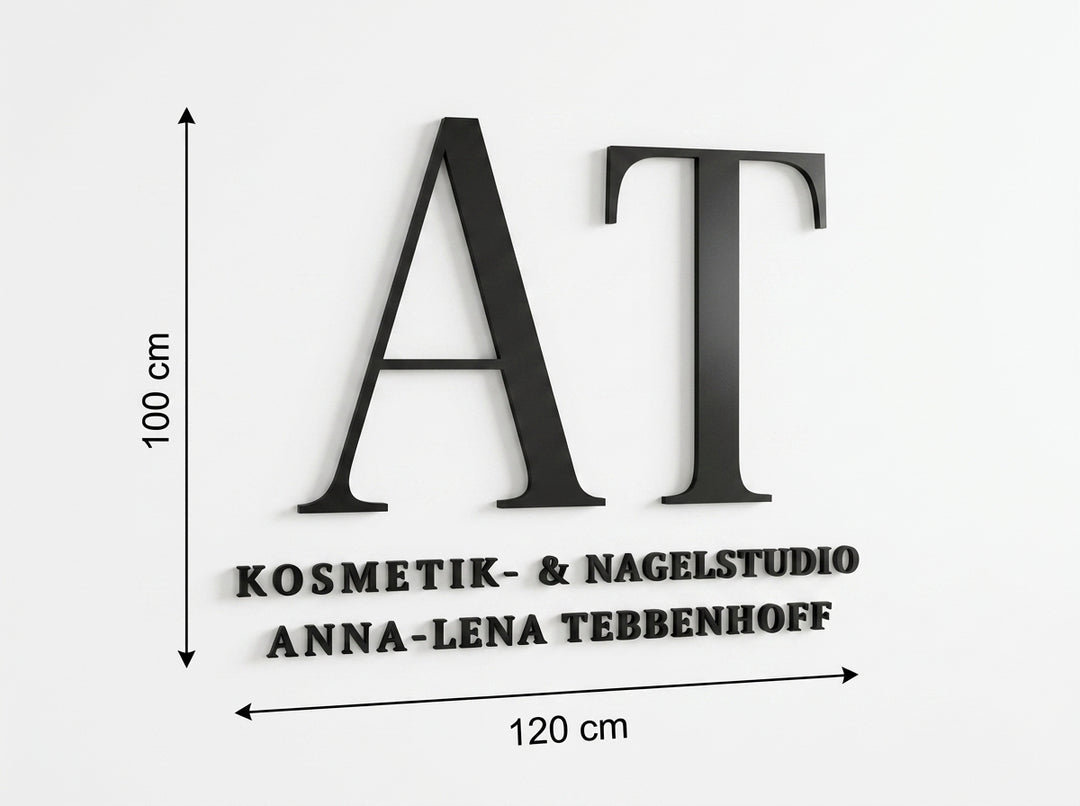 3D Logo Anna-Lena AT Kosmetik