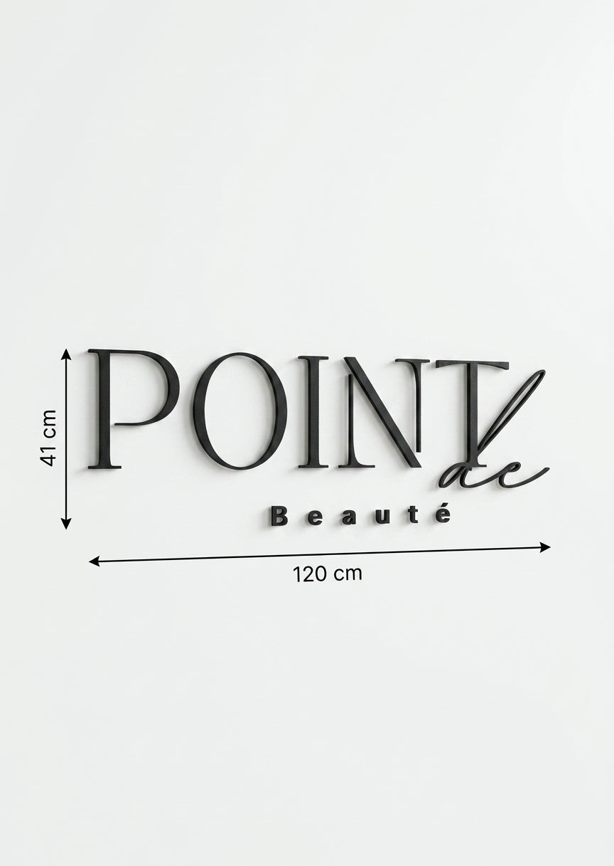 3D Logo Nora Point de Beauté