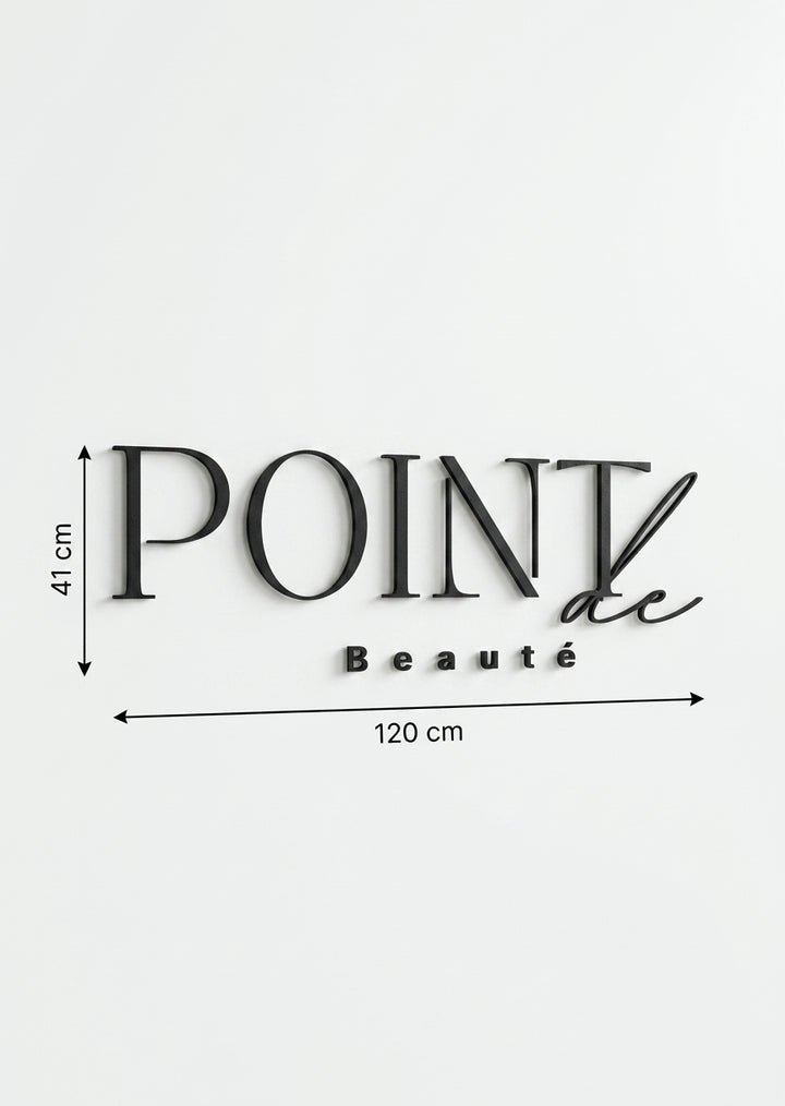 3D Logo Nora Point de Beauté