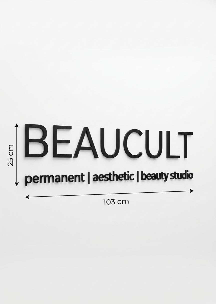 3D Logo Nadiia BEAUTYCULT