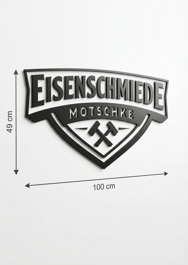 3D Logo Philipp Eisenschmiede Motschke