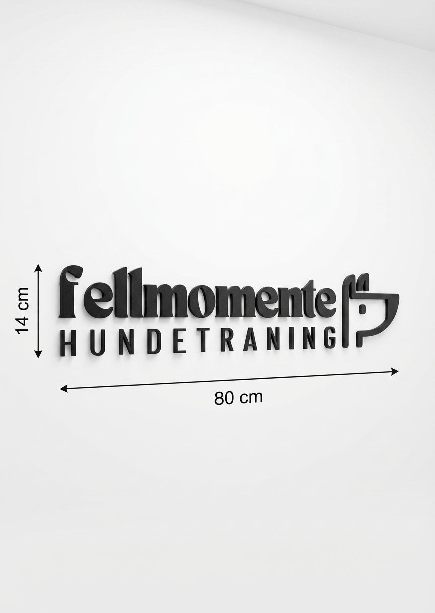 3D Logo Milena Fellmomente Hundetraining