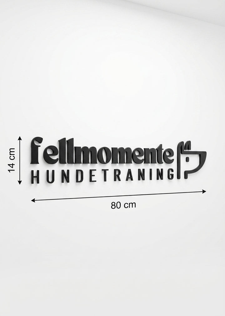 3D Logo Milena Fellmomente Hundetraining