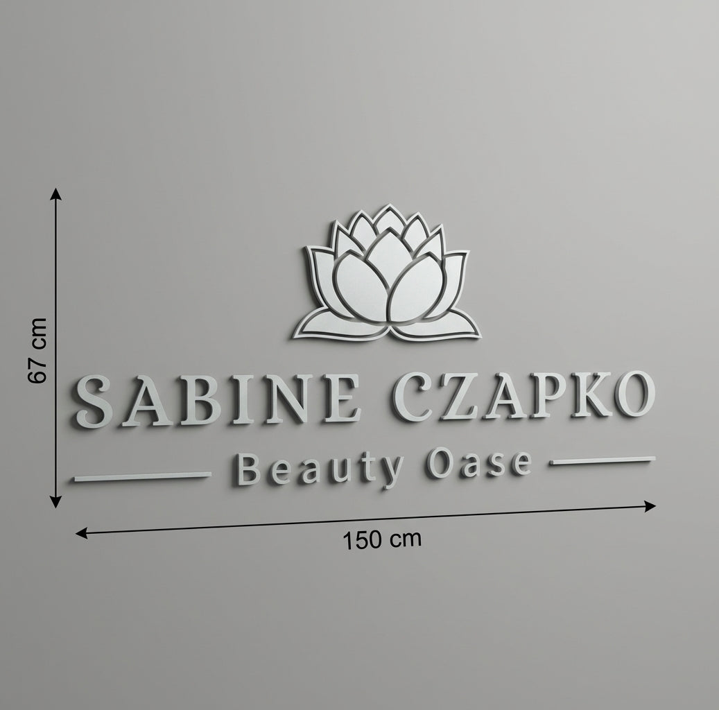 3D Logo Sabine Beauty Oase