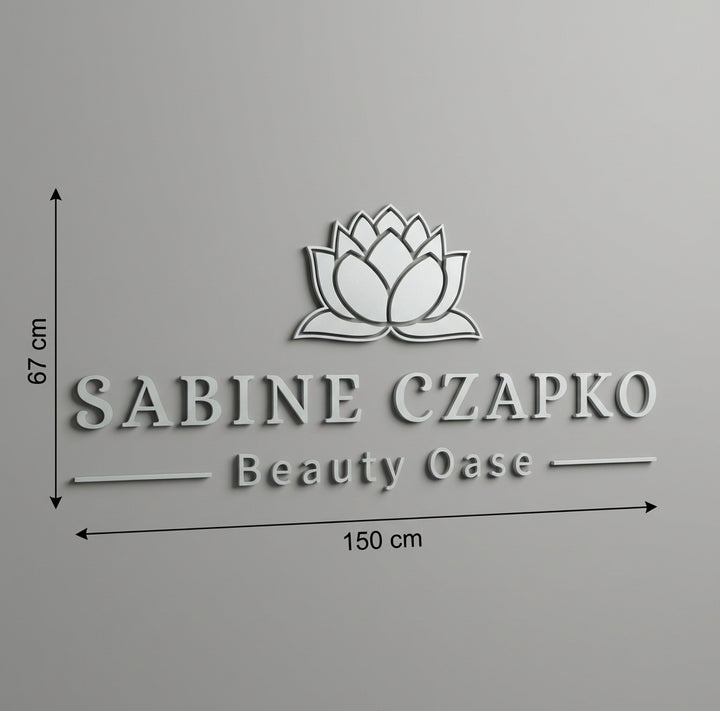 3D Logo Sabine Beauty Oase