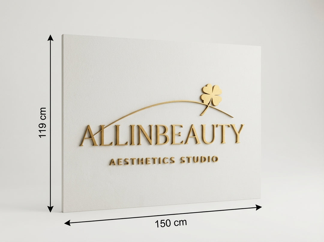 3D Logo Aleksandra Allinbeauty
