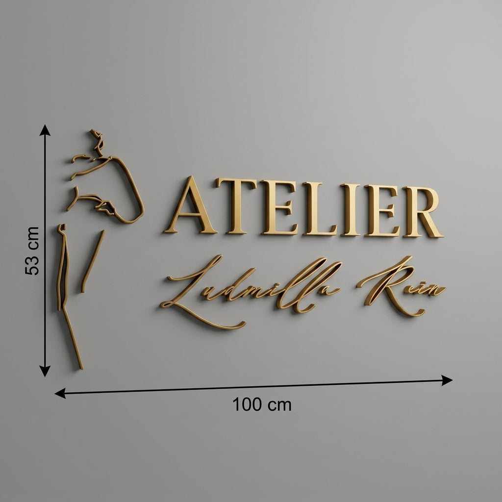 3D Logo Ludmilla Atelier Ludmilla Rein