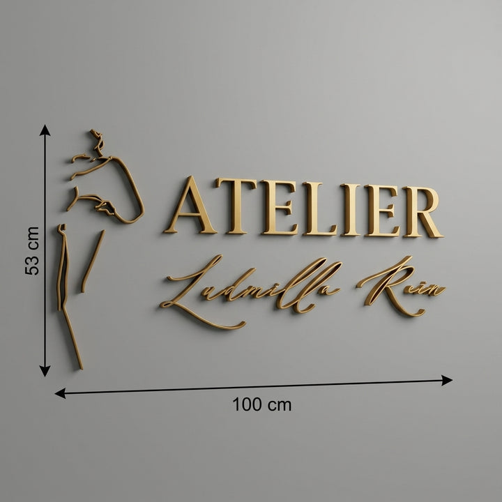 3D Logo Ludmilla Atelier Ludmilla Rein