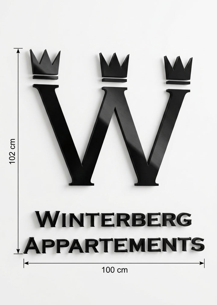 3D Logo Joanna Winterberg Appartements